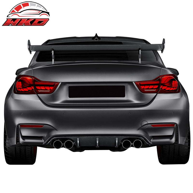 Fits 15-21 BMW F87 M2 F80 M3 F82 M4 GTS Style Trunk Spoiler - Matte Carbon Fiber
