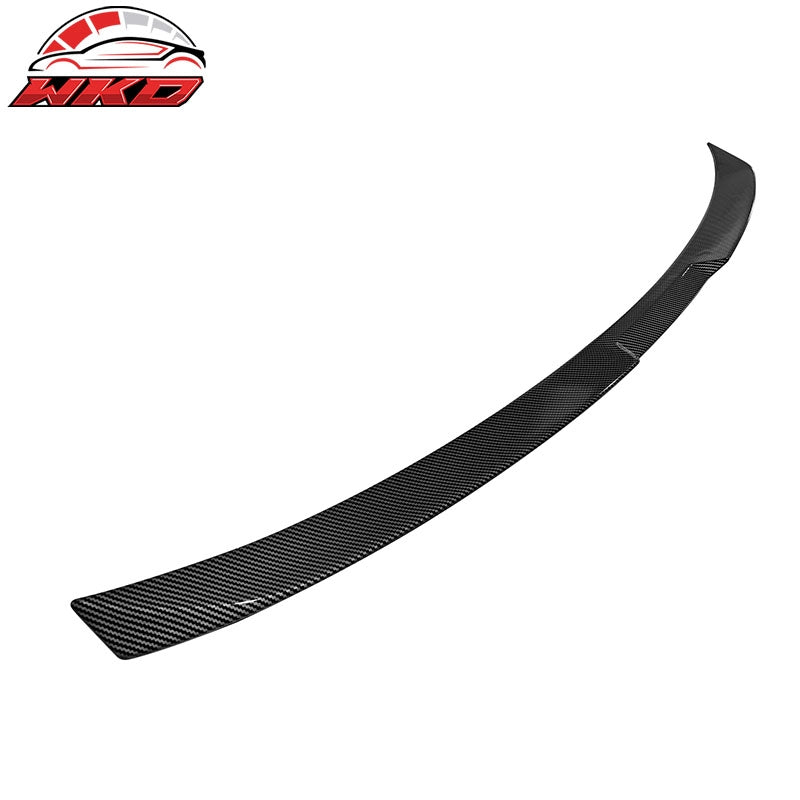 Fits 24-26 BMW G60 5 Series& I5& G90 M5 V Trunk Spoiler Carbon Fiber Print ABS
