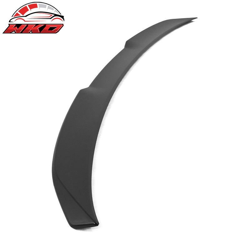 Fits 21-27 BMW G22 4 Series G82 M4 Coupe M4 Style Trunk Spoiler Primer Black ABS