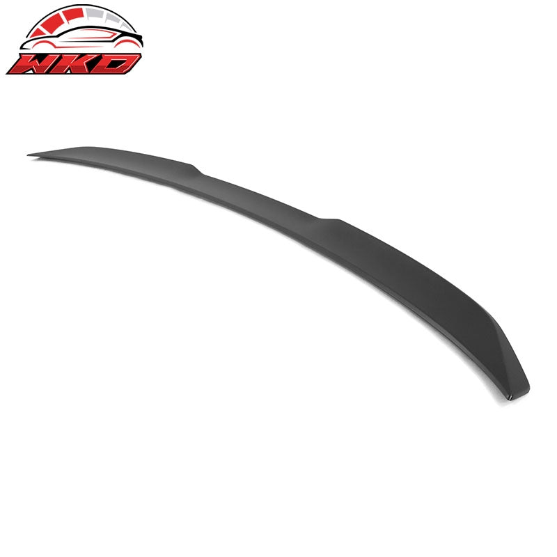 Fits 21-27 BMW G22 4 Series G82 M4 Coupe M4 Style Trunk Spoiler Primer Black ABS