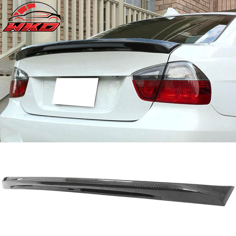 Fits 06-11 BMW E90 3-Series Sedan M3 Style Trunk Spoiler Wing Carbon Fiber CF