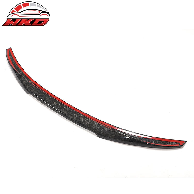 Fits 12-18 BMW F30 F80 M4 Style Trunk Spoiler Wing - Forged Carbon Fiber
