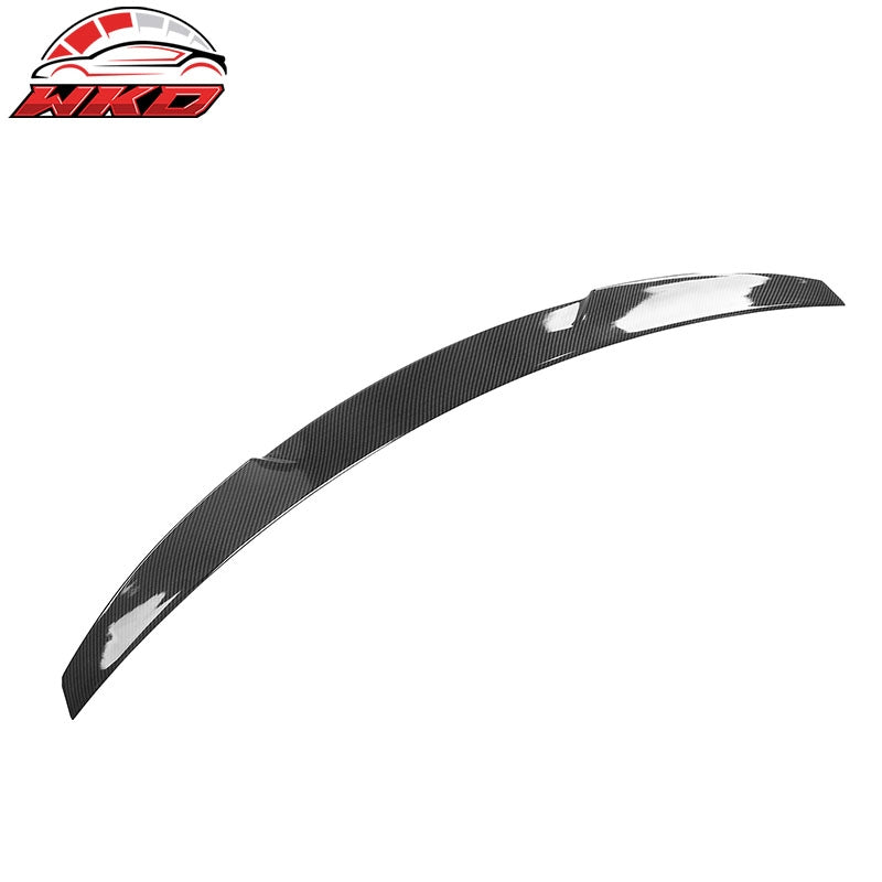For 19-26 BMW 3-Series G20 G80 M3 Trunk Spoiler M4 Style Carbon Fiber Color Wing