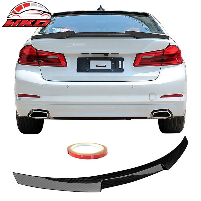 Wholesale For 17-23 BMW 5-Series G30 F90 M5 M4 Style Trunk Spoiler Wing Matte Carbon Fiber