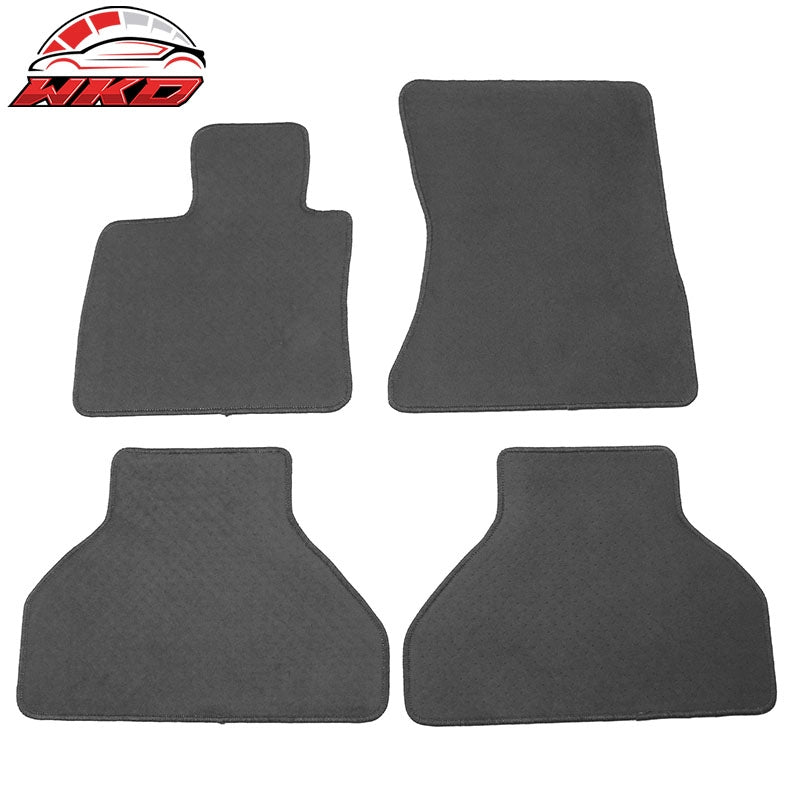 Wholesale 07-12 E70 X5 Floor Mats Liner Nylon Gray 1st 2nd Row Carpets Guard For: (BMW)