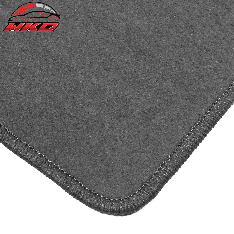 07-12 E70 X5 Floor Mats Liner Nylon Gray 1st 2nd Row Carpets Guard For: (BMW)