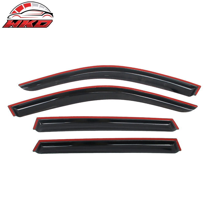 Fits 19-26 BMW G05 X5 Tape on Window Visors Vent Rain Sun Wind Guards Deflectors