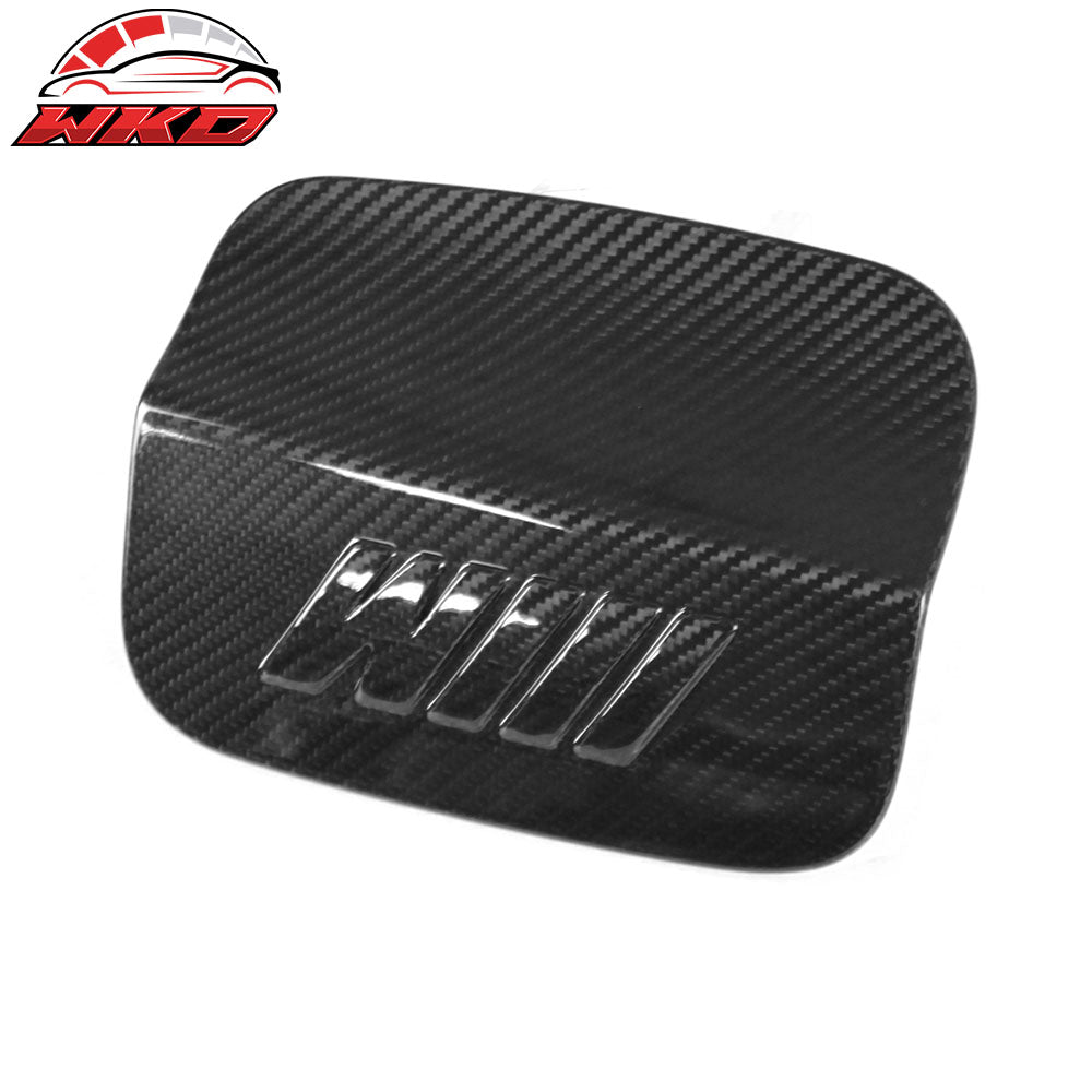 Fits 16-19 BMW X6 F16 X6M F86 Carbon Fiber CF Side Oil Fuel Tank Cap Cover Trim