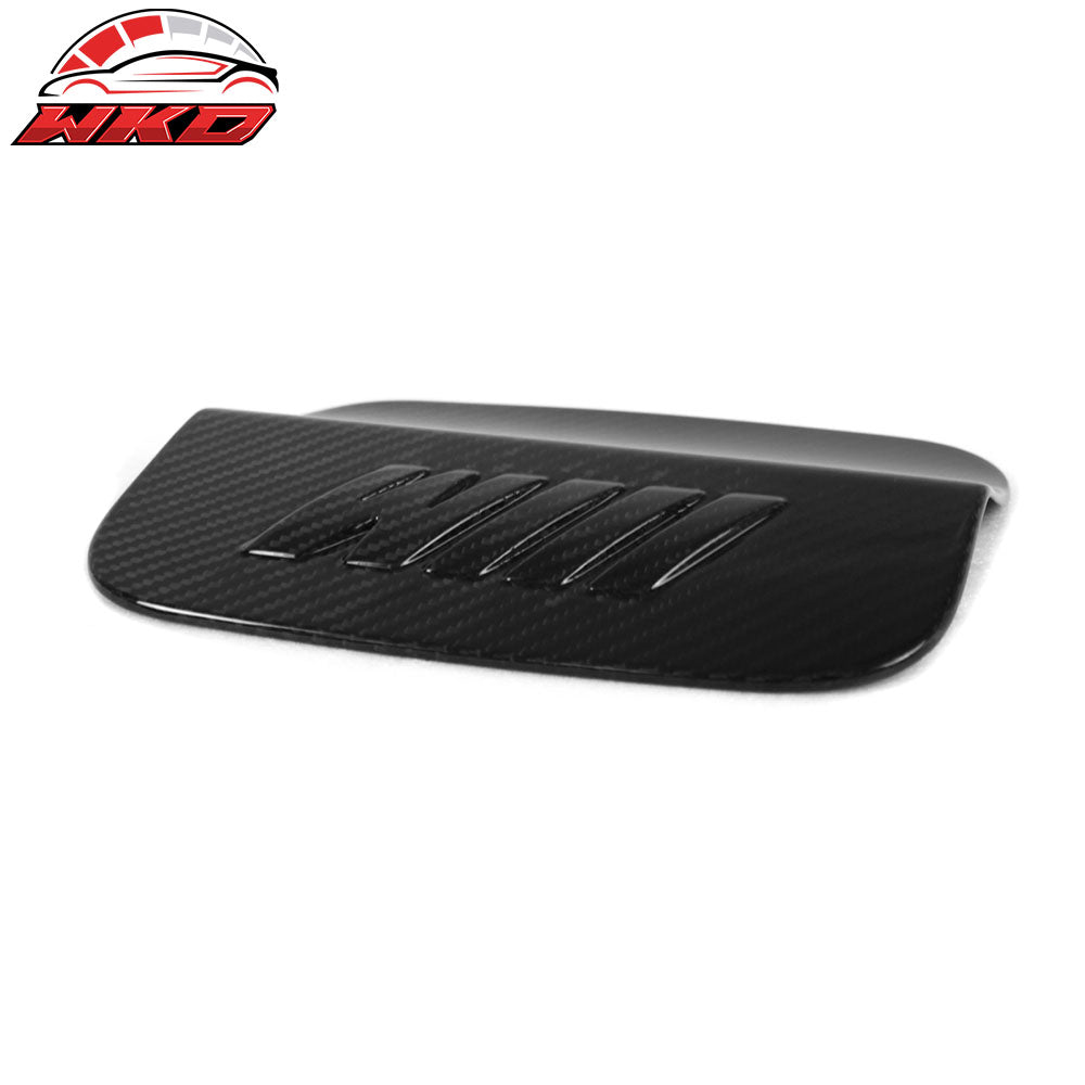 Fits 16-19 BMW X6 F16 X6M F86 Carbon Fiber CF Side Oil Fuel Tank Cap Cover Trim