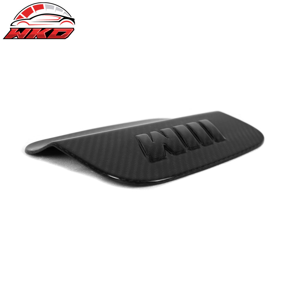 Fits 16-19 BMW X6 F16 X6M F86 Carbon Fiber CF Side Oil Fuel Tank Cap Cover Trim