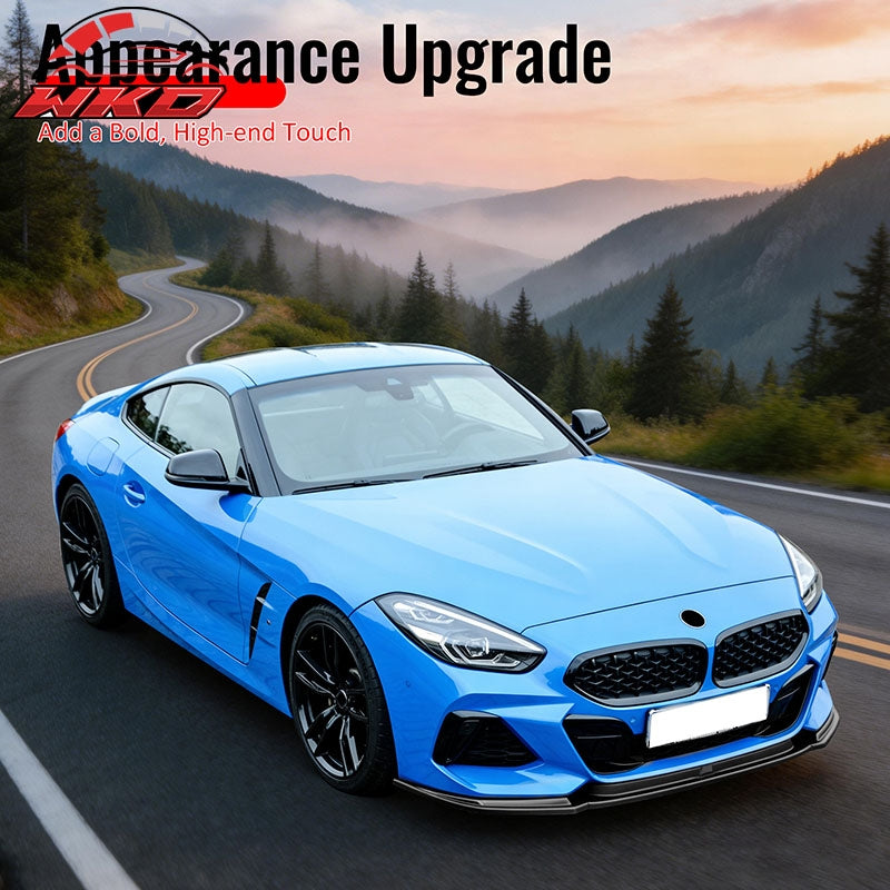 Wholesale 19-26 BMW Z4 G29 M-Tech H Style Front Bumper Lip Spoiler Matte Black ABS - Wikond Auto