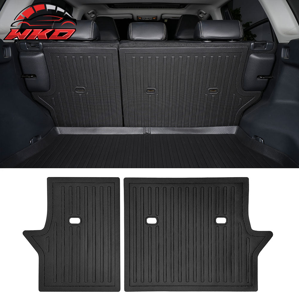 Fits 19-24 Toyota RAV4 2PCS TPE Backrest Mats Rear Seat Back Cover Liner Pad