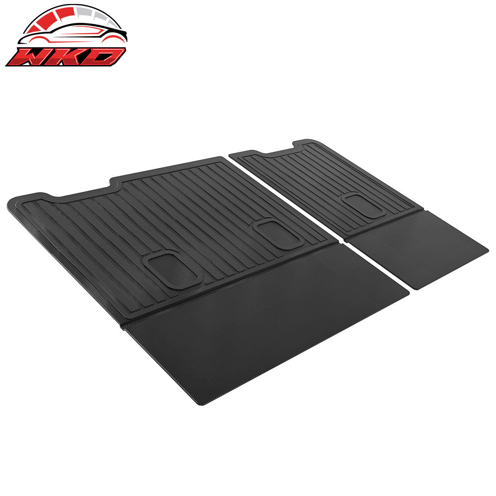 Fits 15-20 Chevy Tahoe & GMC Yukon 2PCS Backrest Mats Rear Seat Back Cover TPE