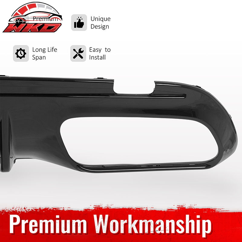 Fits 15-21 Benz C-Class C300 C400 2019 Facelift C43 Rear Diffuser + Exhaust Tip