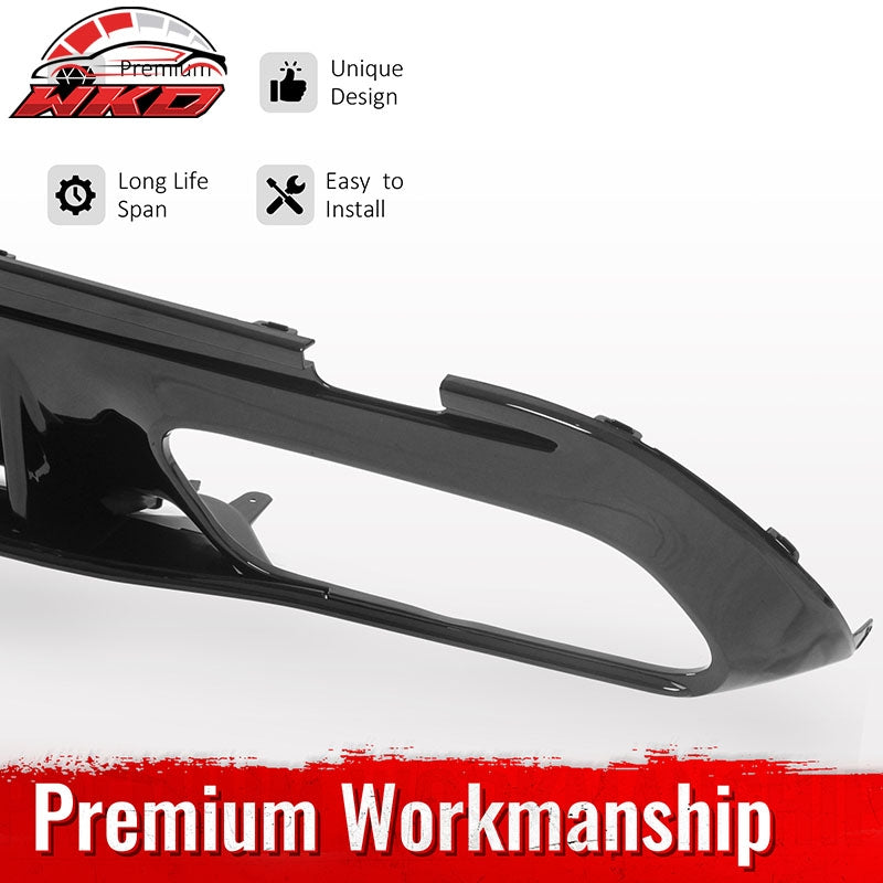 Fits 15-21 Benz C-Class C300 C400 2019 Facelift C63 Rear Diffuser + Exhaust Tip