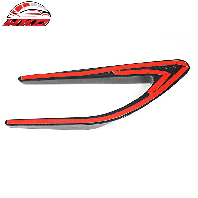 Fits 15-18 Benz C-Class W205 Front Fender Scoop Vents Forged Matte Carbon Fiber