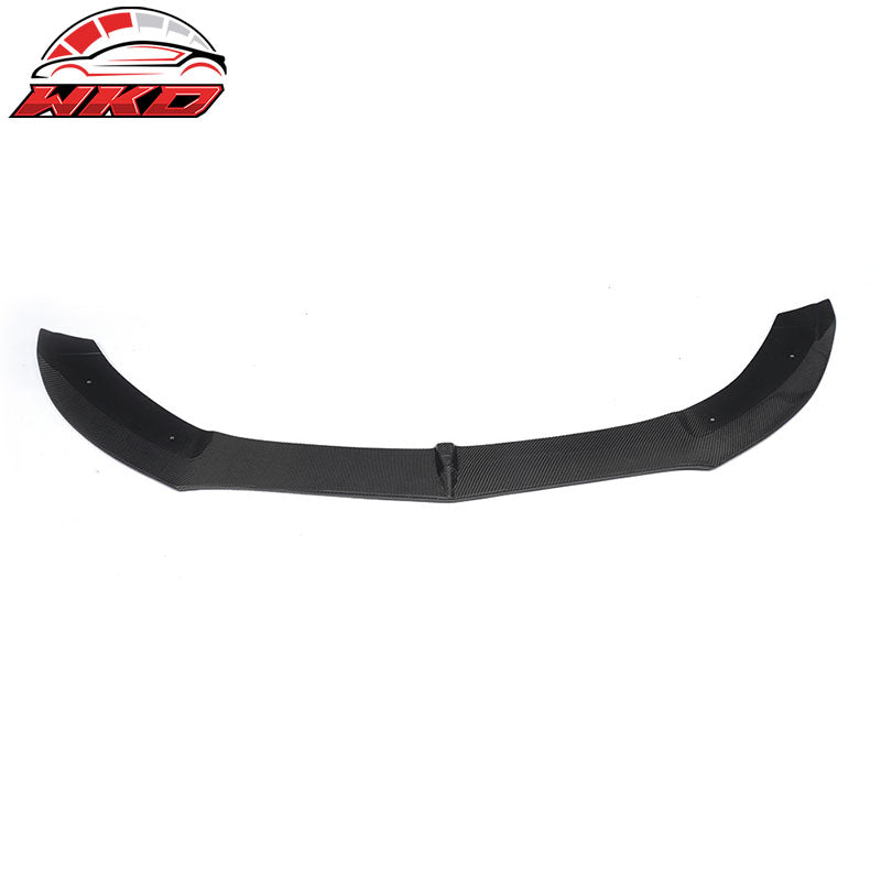 Wholesale 15-18 Benz W205 Sedan AMG Sport PSM Front Bumper Lip - Matte Carbon Fiber