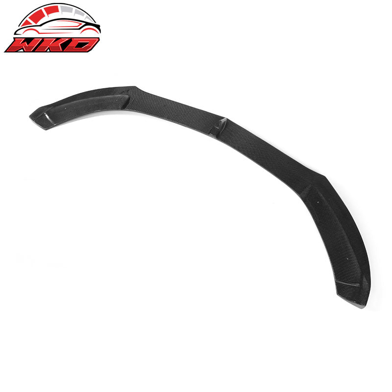 Fits 15-18 Benz W205 Sedan AMG Sport PSM Front Bumper Lip - Matte Carbon Fiber