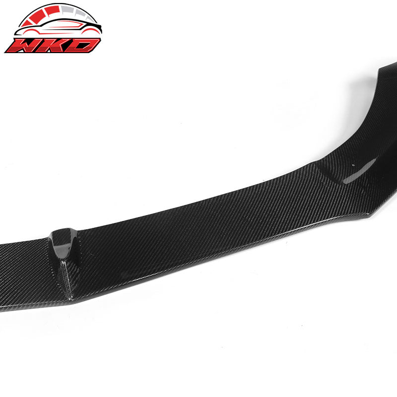Fits 15-18 Benz W205 C Class Sedan PSM Style Carbon Fiber CF Front Bumper Lip