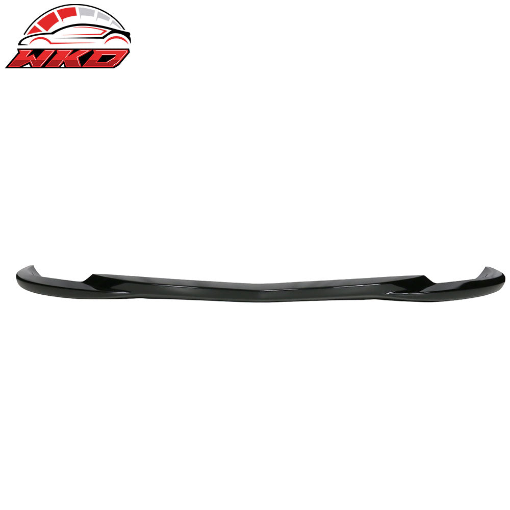 Fits 12-14 Benz W204 C Class GH Style Front Bumper Lip Spoiler ABS Gloss Black