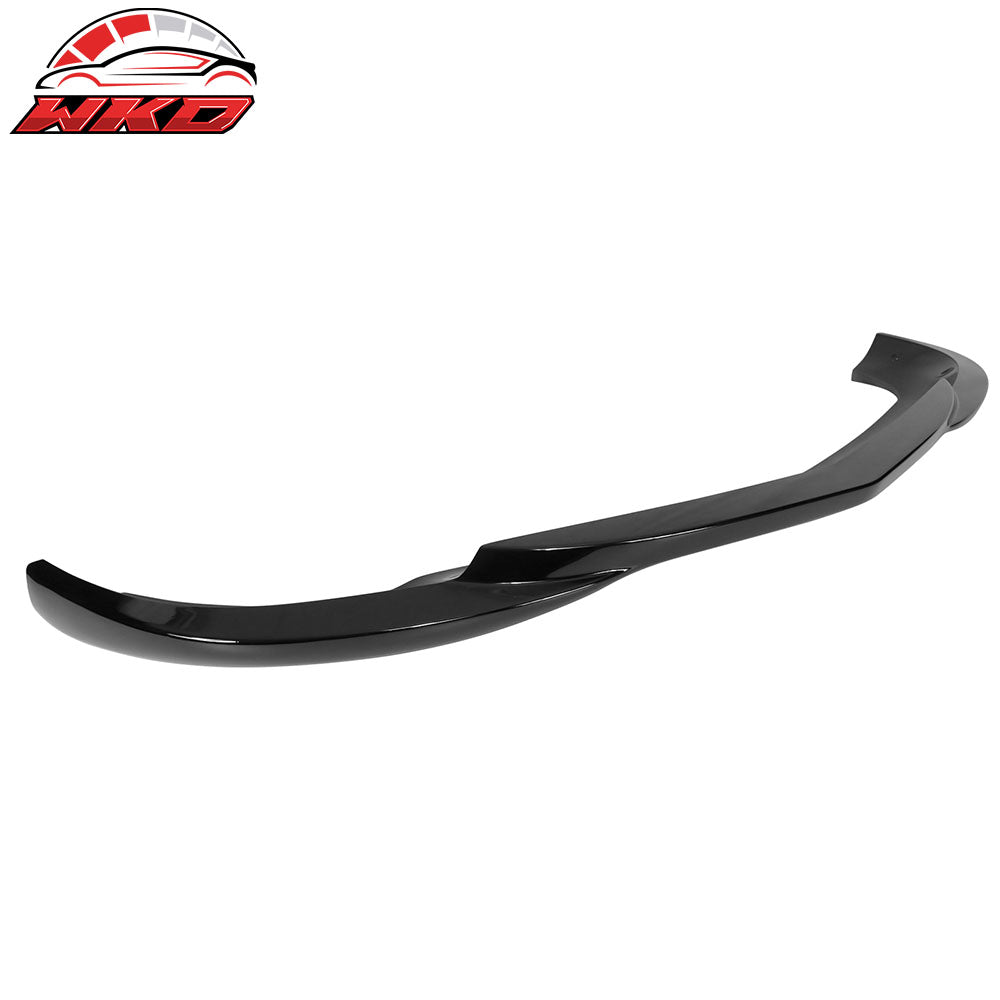 Fits 12-14 Benz W204 C Class GH Style Front Bumper Lip Spoiler ABS Gloss Black