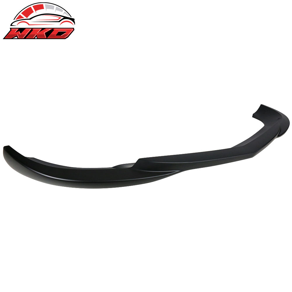 Fits 12-14 Benz C Class W204 Front Bumper Lip GH Style ABS Plastics Matte Black