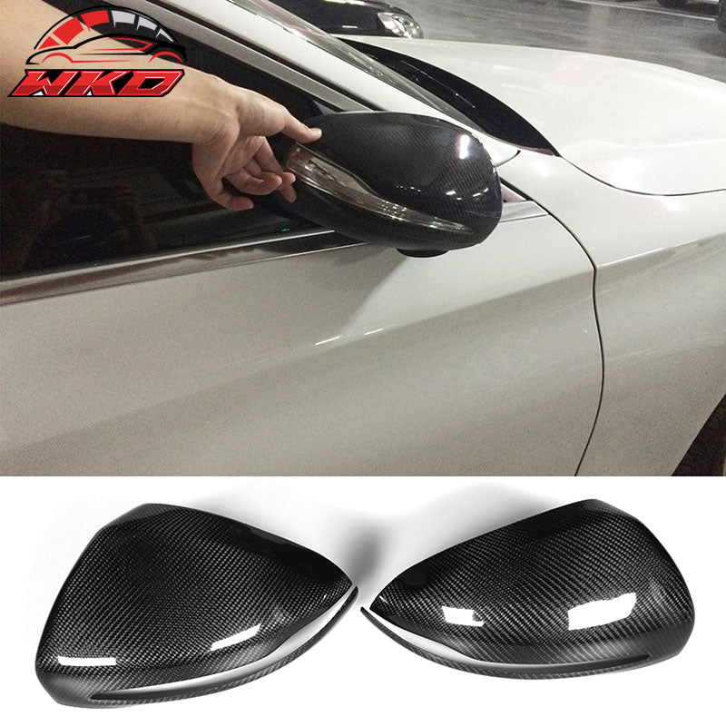 Fits 15-18 Mercedes-Benz W205 C class W222 S Class Sedan Mirror Cover CF