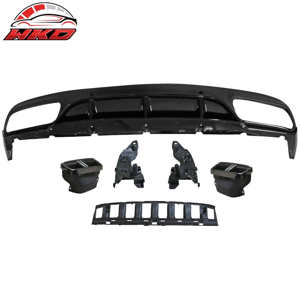 Wholesale 15-18 Benz C-Class W205 C63 Coupe Edition AMG Style Rear Bumper Diffuser PP