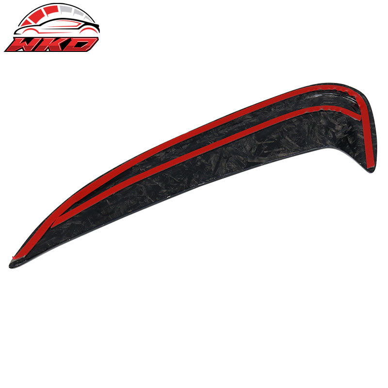 Wholesale 15-18 C-Class W205 Rear Bumper Side Vents Spoiler Forged Matte Carbon Fiber - Wikond Auto
