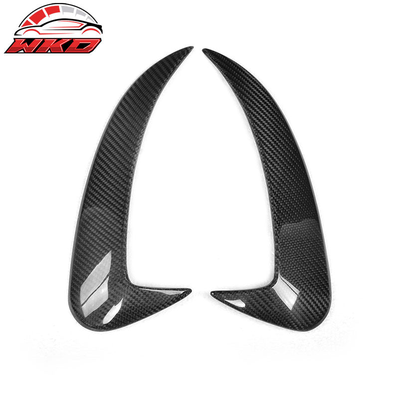 Wholesale 15-18 Benz C-Class W205 Sedan Rear Bumper Vents Spoiler Flics Carbon Fiber