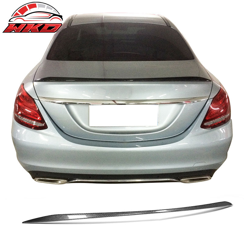 For 15-21 Benz C-Class W205 Carbon Fiber Rear Window Roof Spoiler