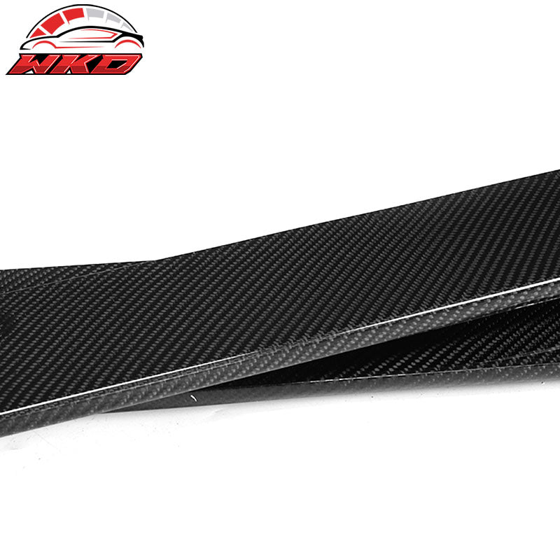 Fits 15-18 Benz C Class W205 AMG Sport Side Skirt Pair - Carbon Fiber CF
