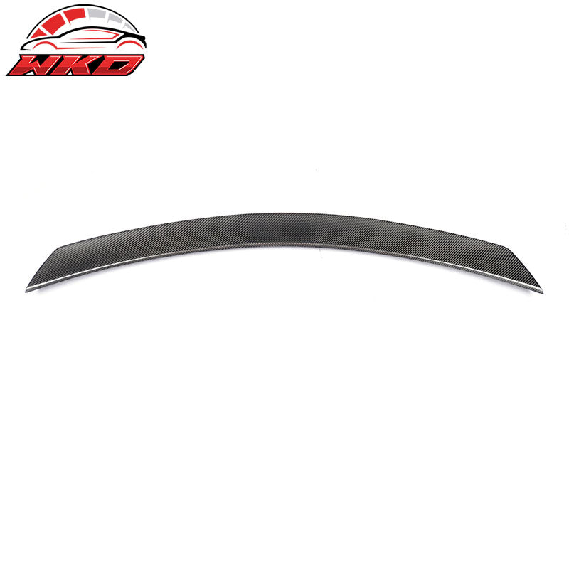 For 08-14 Benz C-Class W204 C350 C63 V Carbon Fiber Trunk Spoiler