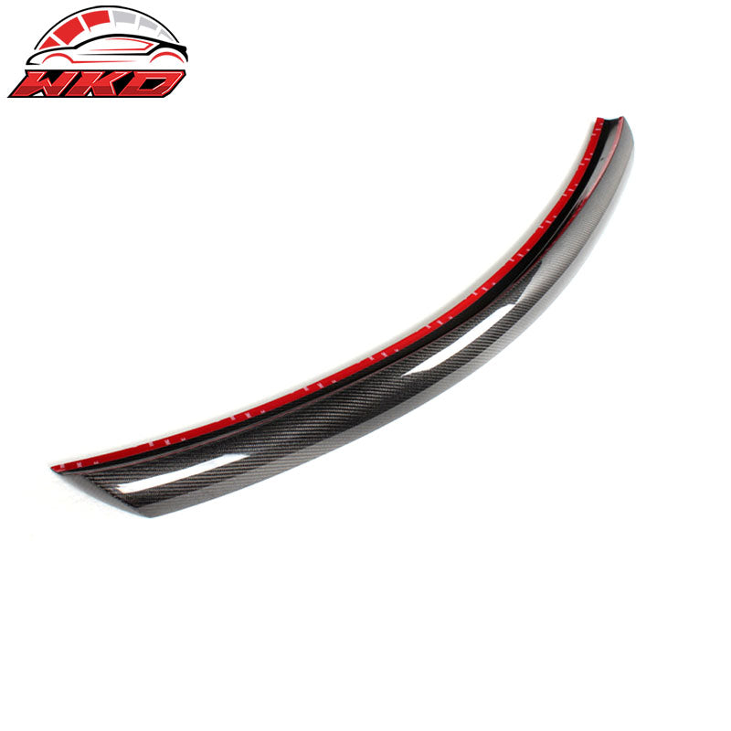For 08-14 Benz C-Class W204 C350 C63 V Carbon Fiber Trunk Spoiler