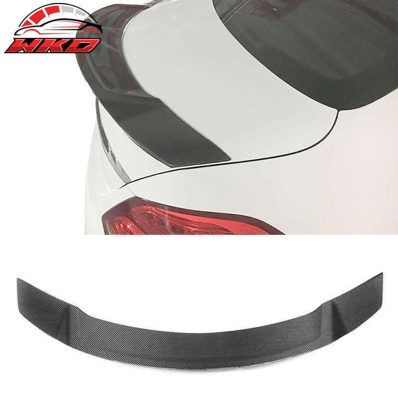 Fits 15-21 Mercedes-Benz W205 C Class Sedan JC Style Carbon Fiber Trunk Spoiler