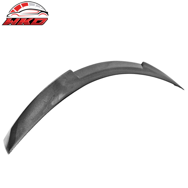 Fits 15-21 Benz W205 C Class 4DR Sedan ML Style Matte Carbon Fiber Trunk Spoiler