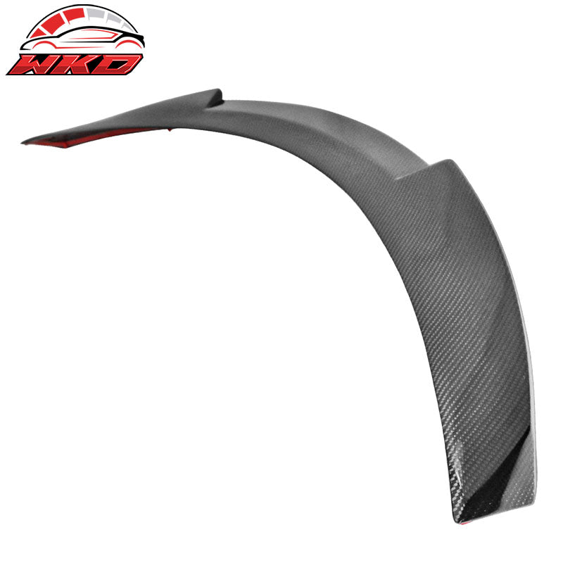 Fits 15-21 Benz W205 C Class 4DR Sedan ML Style Matte Carbon Fiber Trunk Spoiler