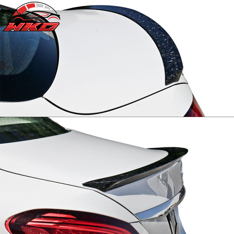 Fits 15-21 Benz W205 C Class ML Style Trunk Spoiler Forged Matte Carbon Fiber