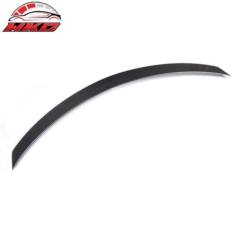 Fits 15-21 Benz W205 C Class 4Dr Sedan ML Style Trunk Spoiler Matte Carbon Fiber