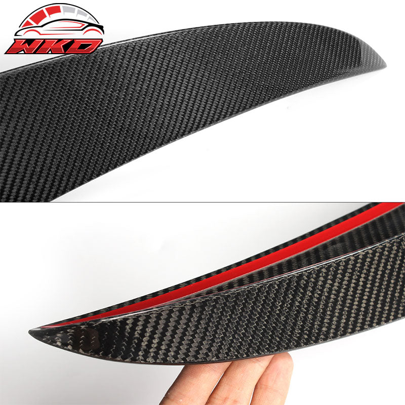 Fits 15-21 Mercedes-Benz W205 C Class Sedan OE style Carbon Fiber Trunk Spoiler