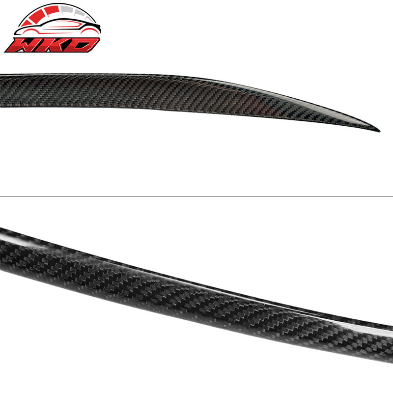 Fits 15-21 Benz W205 C Class 4DR Sedan OE style Matte Carbon Fiber Trunk Spoiler