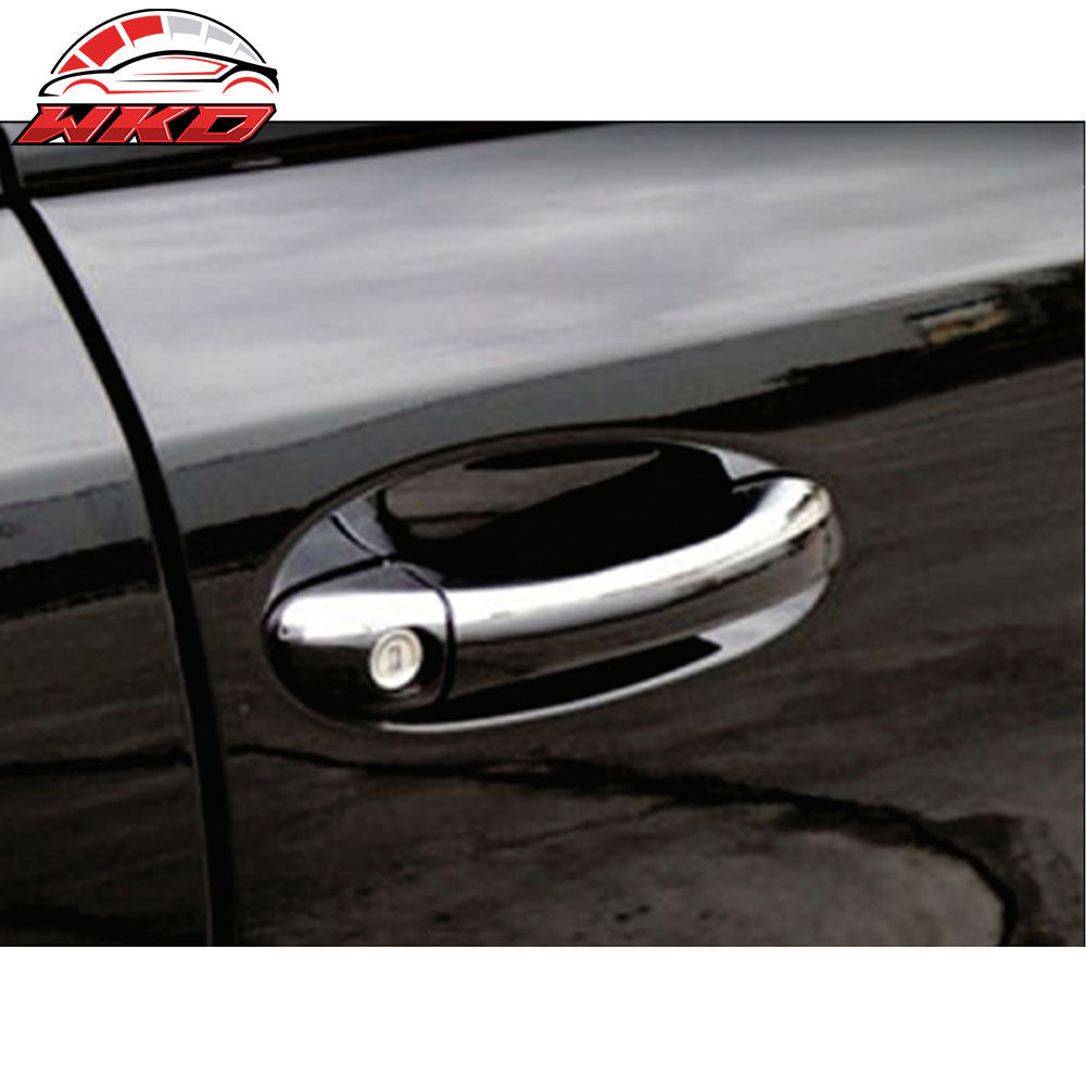 Fits 01-07 Benz W203 C-Class & 03-09 W211 E-Class 4PCS  Door Handle Cover Chrome