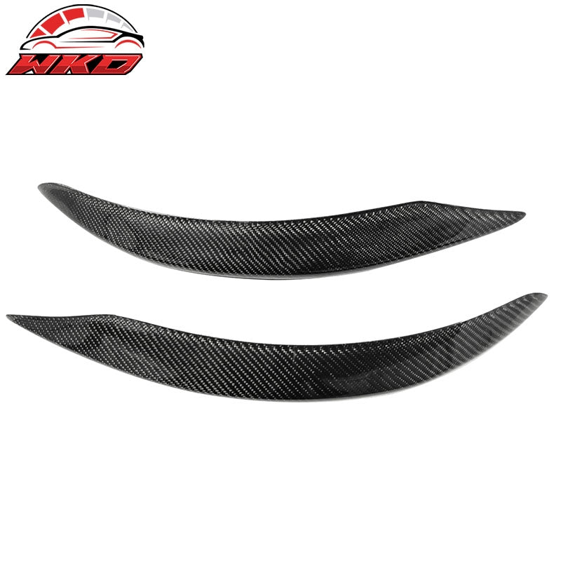 Fit 13-16 Benz C117 W117 CLA-Clas Front Bumper Lip Carbon Fiber