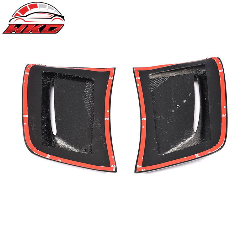 Fits 12-14 Benz W204 C63 AMG Style 2PCS Side Air Vent Cover Matte Carbon Fiber