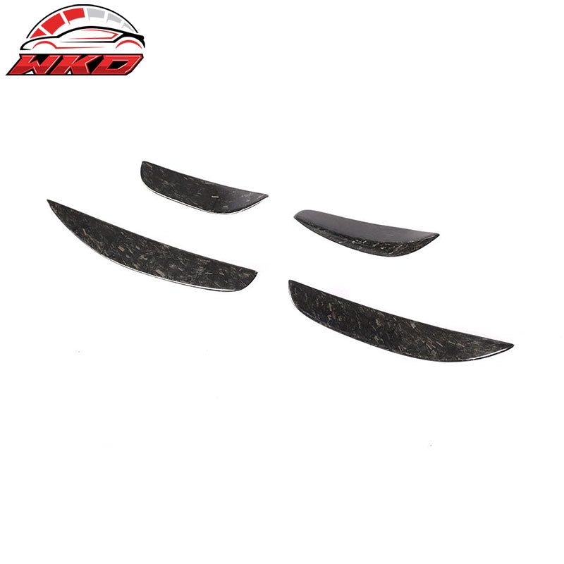 For 15-21 Benz W205 Front Bumper Splitter Forged Carbon Fiber