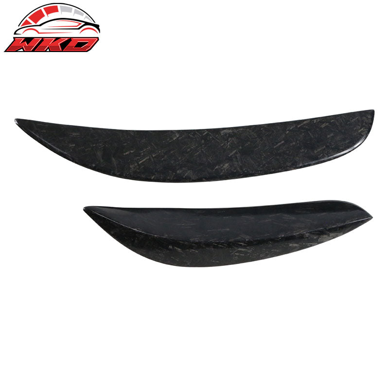 For 15-21 Benz W205 Front Bumper Splitter Forged Carbon Fiber