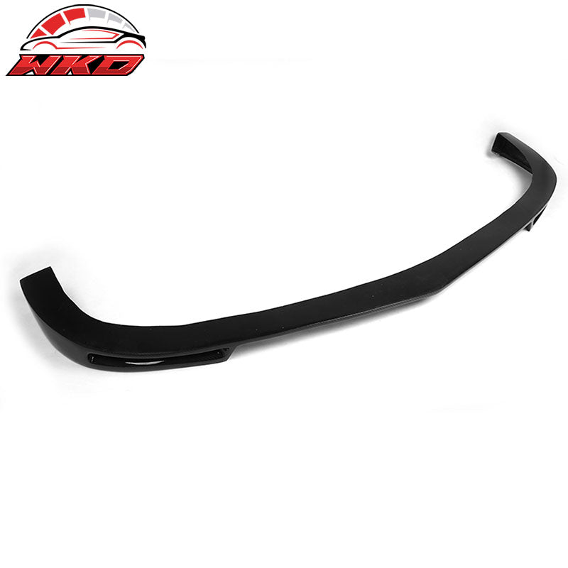 Fits 12-14 Benz C Class W204 C63 AMG Sedan Front Bumper Lip - Matte Carbon Fiber
