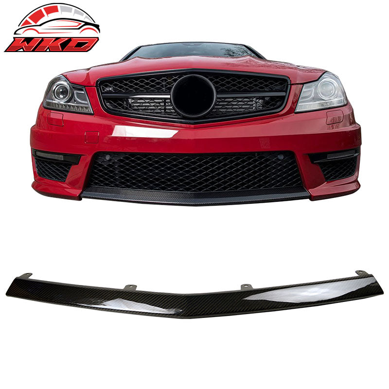 Closeout! For 12-14 Benz W204 C-Class C63 AMG Sedan CF Carbon Fiber OE Front Lip