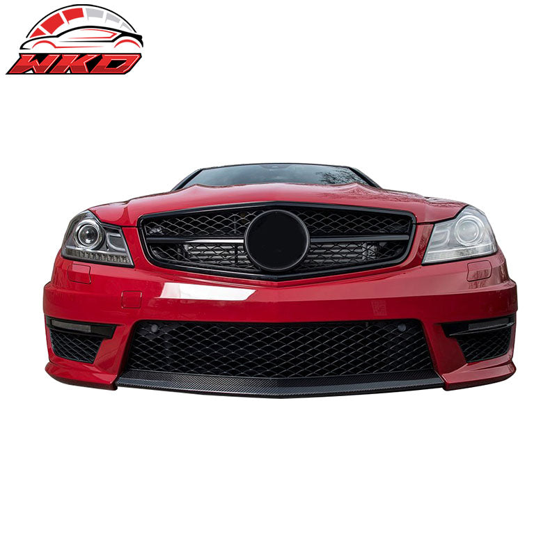 Closeout! For 12-14 Benz W204 C-Class C63 AMG Sedan CF Carbon Fiber OE Front Lip