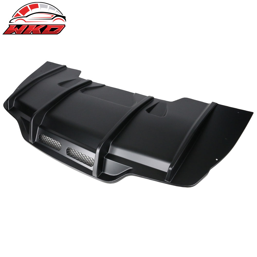 Fits 15-18 Benz C-Class C63 AMG PSM Style Rear Bumper Lip Diffuser Matte Black